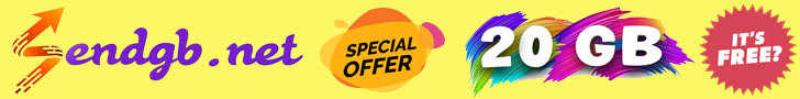 SendGB Special Offer: Send Large Files free 20GB without Login